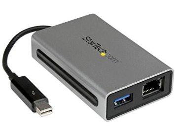 Startech Add A Gigabit Ethernet Port And A Usb 3.0 Hub Port To Your Thunderbolt-equipped