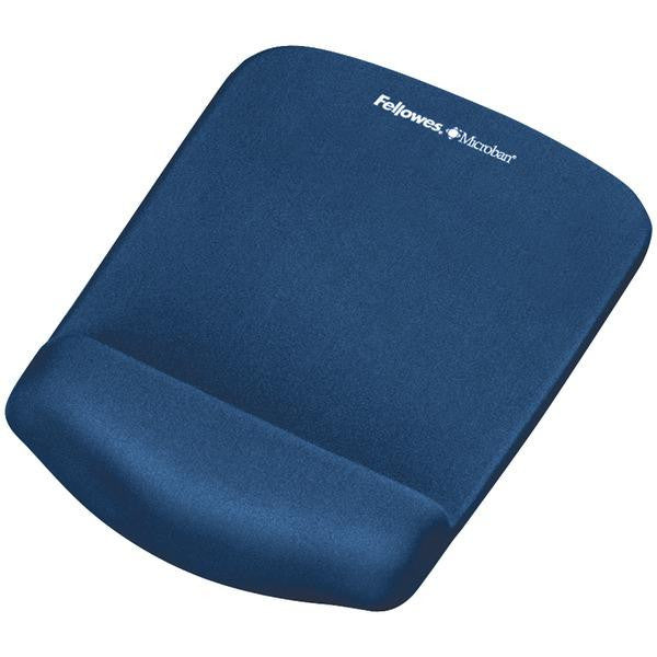 Fellowes, Inc. Plushtouch Mouse Pad Wrist Rest W- Foamfusion-blue