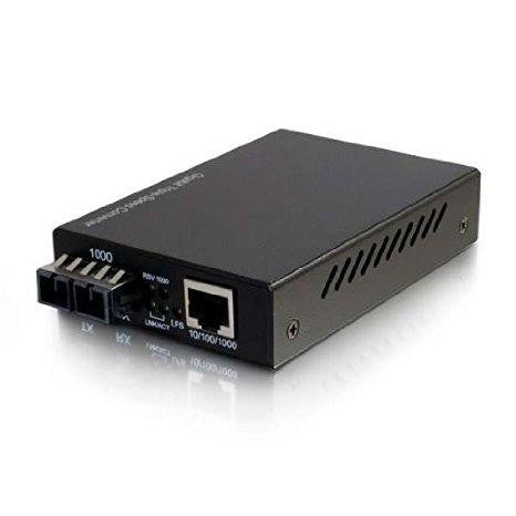 C2g 10-100-1000 Base-tx To 1000base Sc Gigabit Media Converter