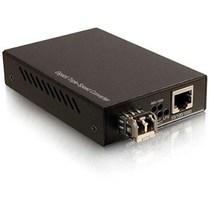 C2g 10-100-1000 Base-tx To 1000base Lc Gigabit Media Converter