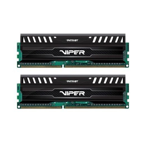 Patriot Memory Llc Viper 3 16gb (2 X 8gb) Ddr3 1600mhz (pc3-12800) Dual Channel Memory Kit - Black