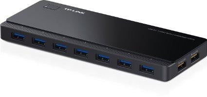 Tp-link Usa Corporation 7 Ports Usb 3.0 Hub With 2 Power Charge Ports (2.4a Max), Desktop, A 12v-4