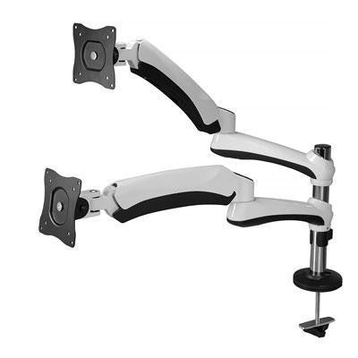 Siig, Inc. Easy-access Full Motion Dual Monitor Desk Mount - 13 Inch  To 27 Inch