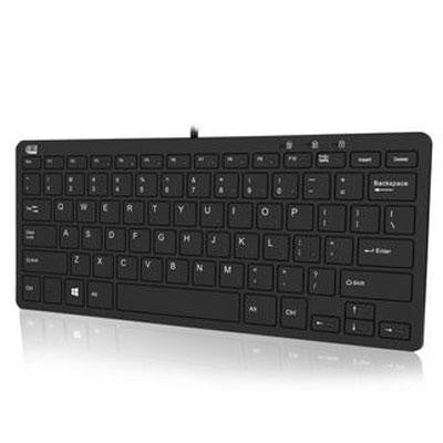 Adesso Adesso Slimtouch 11.25 Inch Wide Mini Multimedia Keyboard With 2 Usb Hubs ,sciss