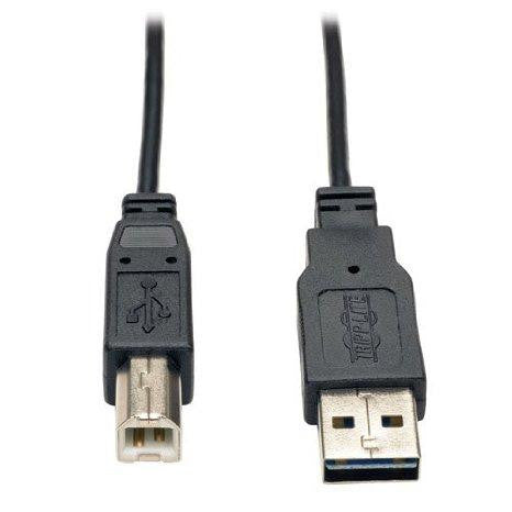 Tripp Lite Universal Reversible Usb 2.0 Hi-speed Super Slim Cable (reversible A To B M-m),