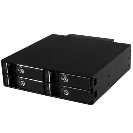 Startech Hot Swap With Ease By Installing 4 Ssds-hdds Into One 5.25in Bay - Multi-bay Mob
