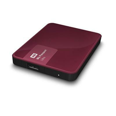 Western Digital My Passport Ultra 3tb Usb 3.0 Secure Portable Drive With Auto Backup Wild Berry