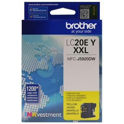 Brother International Corporat Inkvestment Super High Yield (xxl Series) Yellow Ink Cartridge. 1,2