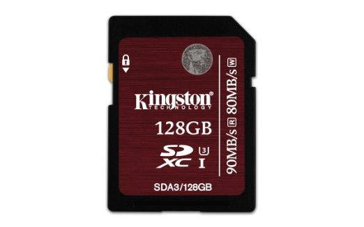 Kingston 128gb Sdxc 90mb-s Read 80mb-s Write Card