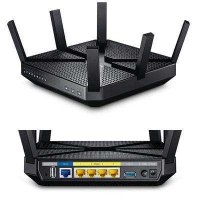 Tp-link Usa Corporation Ac3200 Tri-band Wireless Gigabit Router, Broadcom, 1300mbps At 5ghz Band1+