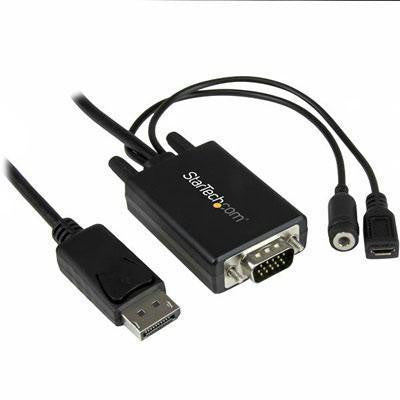 Startech Connect The Audio And Video From Your Displayport Pc Directly To A Monitor - 6ft