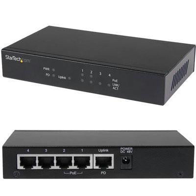 Startech Connect 5 Ethernet Devices To Your Network Including 2 Poe (802.3af) Devices Eve