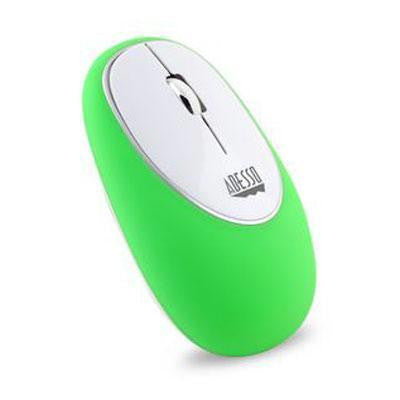Adesso Green Wireless Anti-stress Gel Mouse