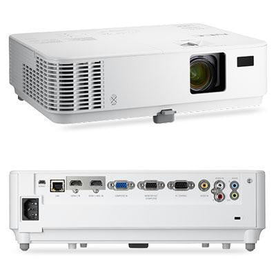 Nec Display Solutions Wxga, Dlp, 3300 Lumen, 10,000:1 Dynamic Contrast Projector W-8w Speaker, 3d