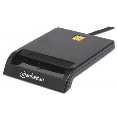 Manhattan - Strategic Manhattan Usb Contact Reader, Smart Card External, Black