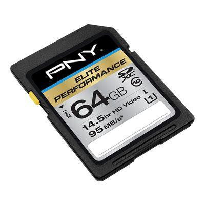 Pny Technologies 64gb Sdxc Class 10 Uhs-i, U3 95mbs Read