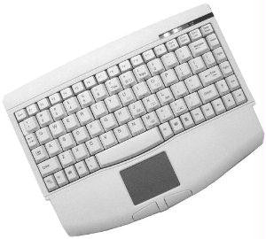 Adesso Adesso Minitouch Ps-2 Mini Keyboard With Touchpad (white)