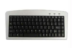 Adesso Adesso Mini Keyboard - Akb-901 (usb+ps-2 Silver-black)