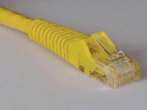 Tripp Lite Cat6 Gigabit Snagless Molded Patch Cable (rj45 M-m) - Yellow, 14-ft.