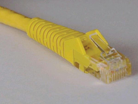 Tripp Lite Cat6 Gigabit Snagless Molded Patch Cable (rj45 M-m) - Yellow, 14-ft.