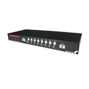 Startech 1u Rackmount Power Switch 8 Outlet 15 Amp Rs232 Serial Control Pdu