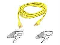 Belkin Components 5ft Cat5e Snagless Patch Cable, Utp, Yellow Pvc Jacket, 24awg, T568b, 50 Micron,