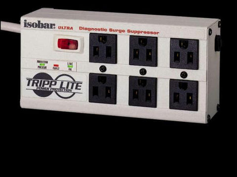 Tripp Lite Tripp Lite Isobar Surge Protector Metal 6 Outlet 6ft Cord 3330 Joules