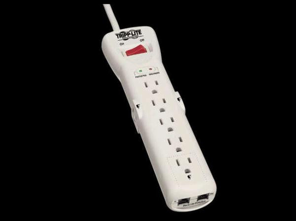 Tripp Lite Tripp Lite Surge Protector Strip 120v 7 Outlet Rj11 7ft Cord 2520 Joules