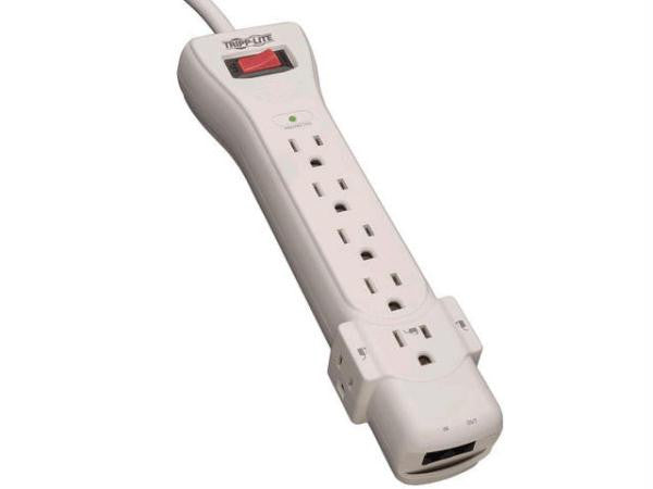 Tripp Lite Tripp Lite Surge Protector Strip 120v 7 Outlet Rj11 6ft Cord 1080 Joules