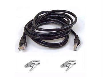 Belkin Components 50ft Cat5e Snagless Patch Cable, Utp, Black Pvc Jacket, 24awg, T568b, 50 Micron,
