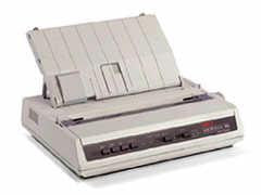 Okidata Microline 186 Printer - B-w - Dot-matrix - 240 X 216 Dpi - 9 Pin - 250 Cps - Ser